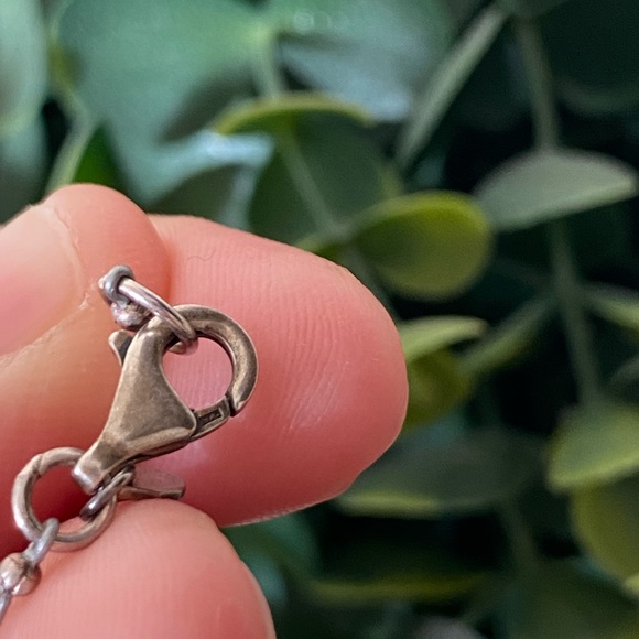 Silpada Rare N2353 Stabilized Turquoise Glass Wire Sterling Silver Necklace - Picture 6 of 9